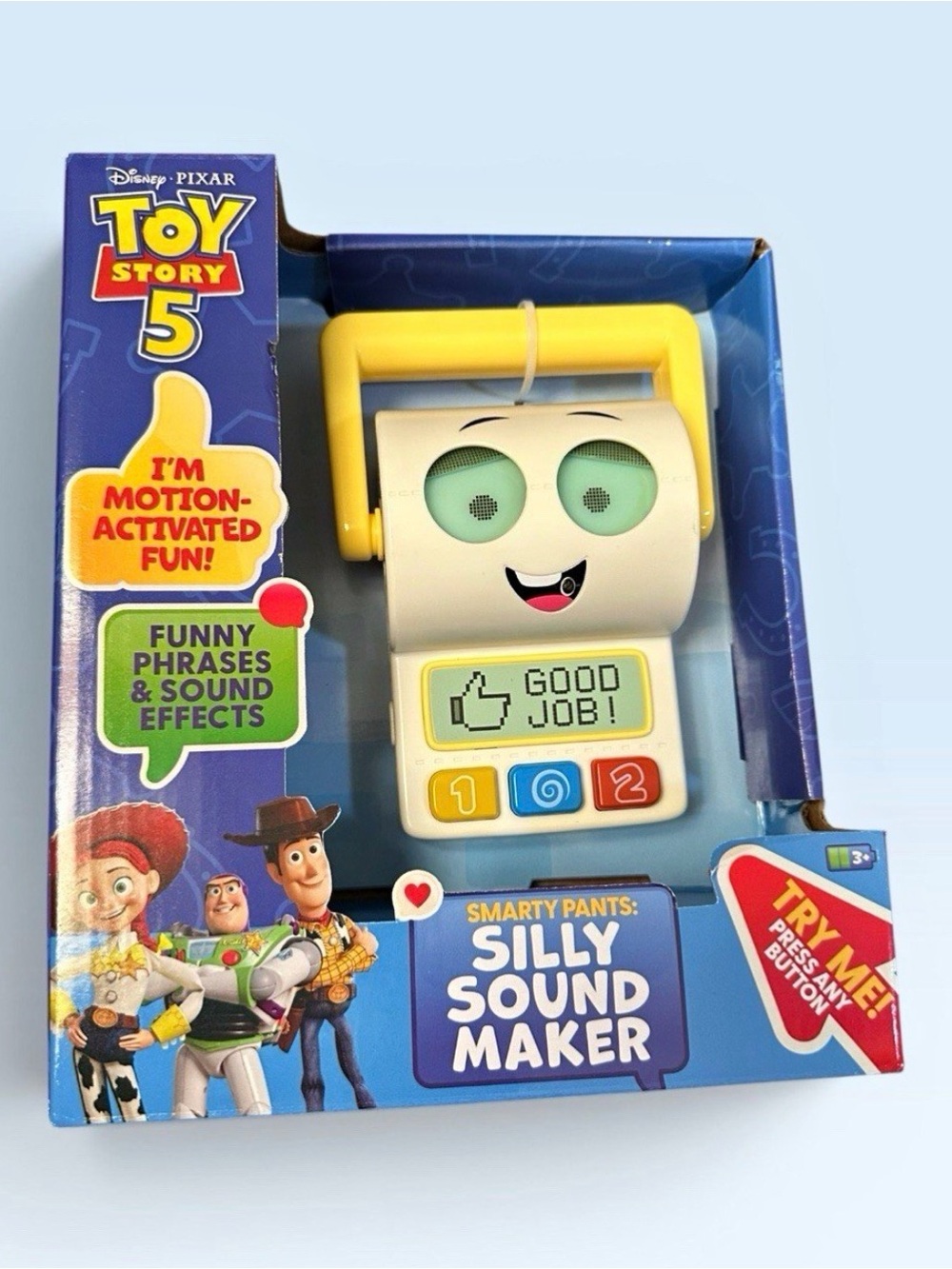 Disney Pixar Toy Story 5 Smarty Pants Silly Sound Maker Motion-activated